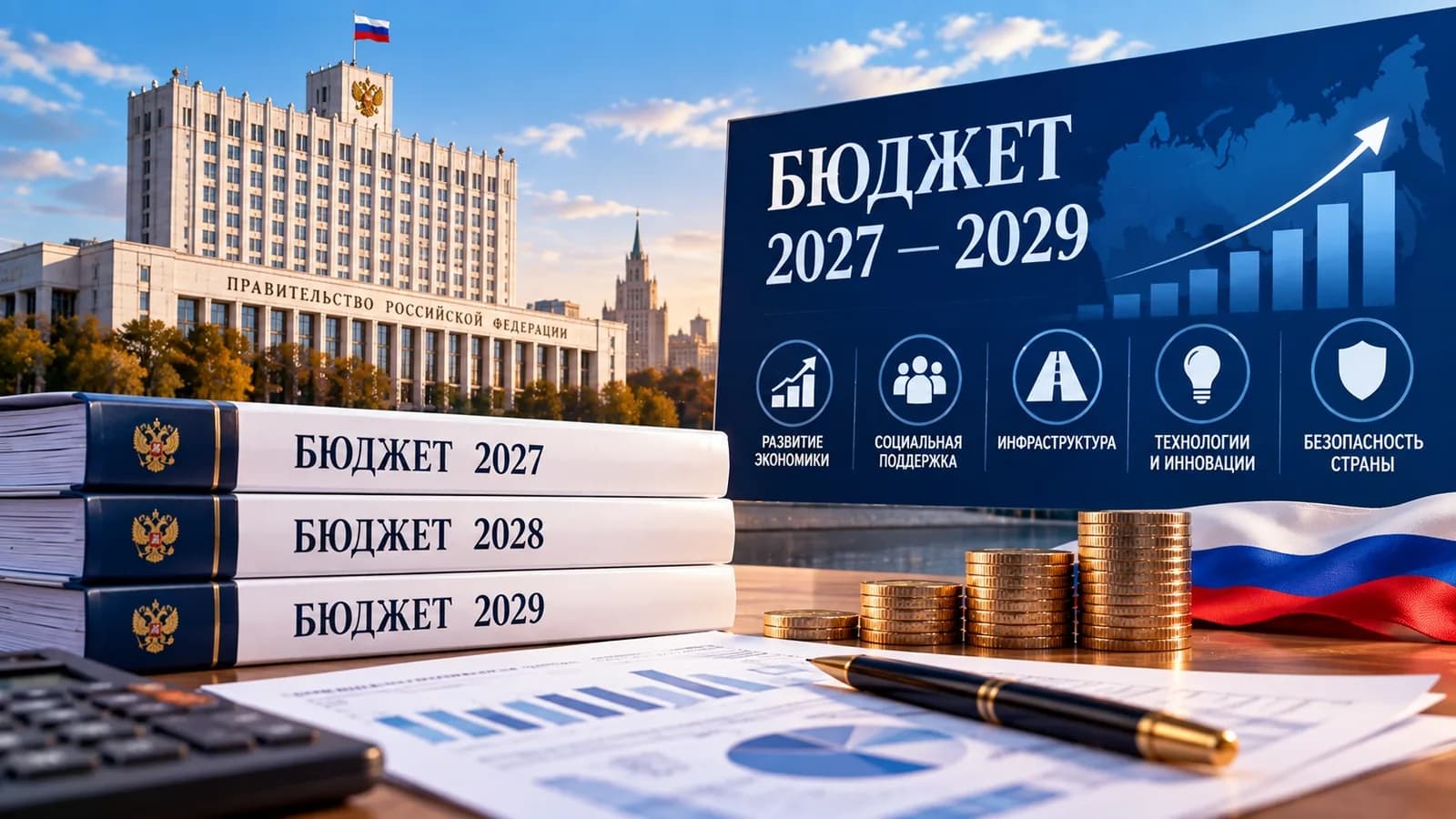 Правительство РФ утвердило параметры бюджета на 2027-2029 годы: основные приоритеты и направления
