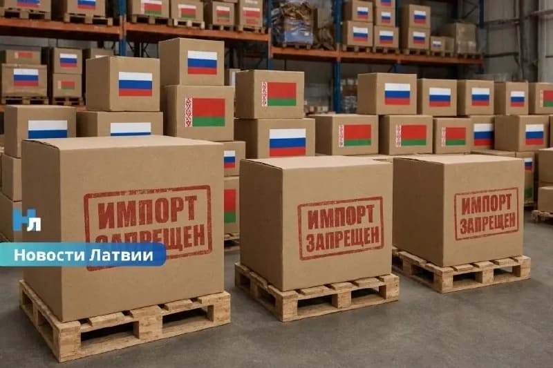 Латвия ввела ограничения на импорт ряда товаров из России и Белоруссии