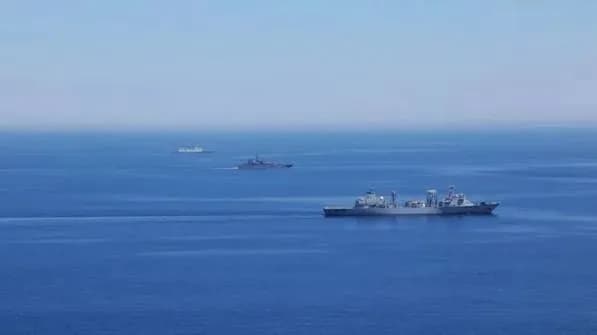В акватории Желтого моря стартовали масштабные учения ВМФ России и ВМС Китая