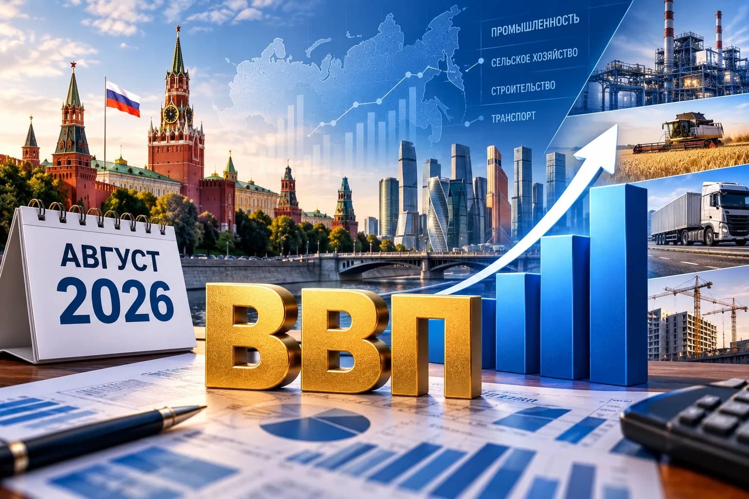 Динамика российской экономики: показатели ВВП за август 2026 года