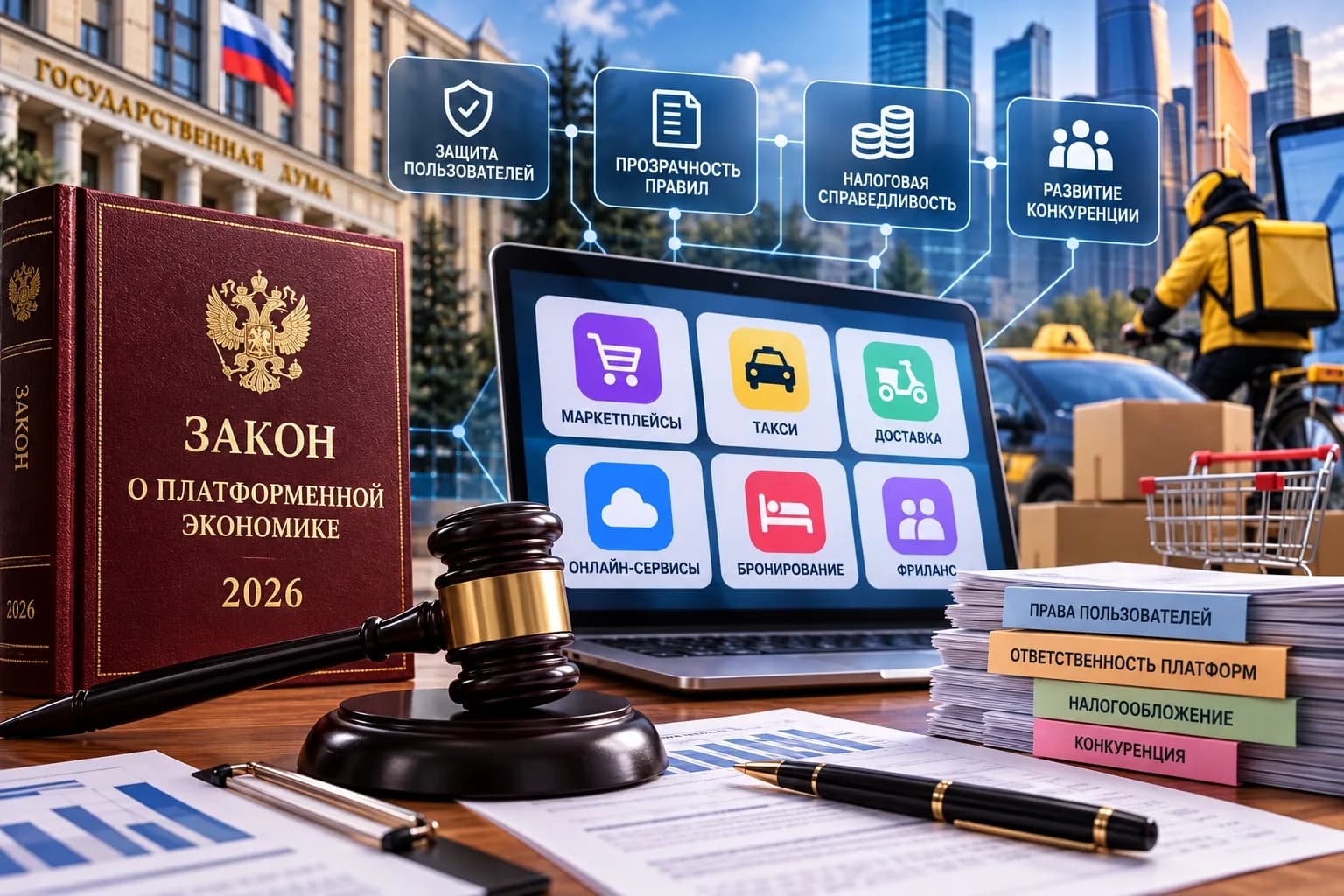 Новое регулирование цифровых платформ: что меняет закон о платформенной экономике в 2026 году