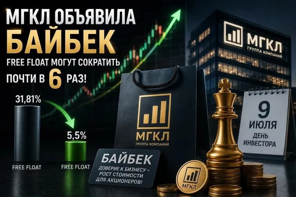 МГКЛ объявляет о масштабной программе обратного выкупа акций