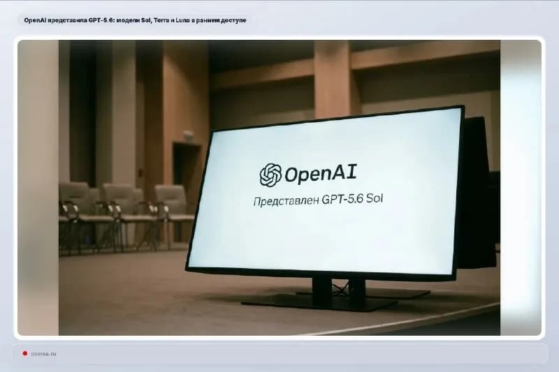 OpenAI анонсировала семейство GPT‑5.6: Sol, Terra и Luna — новые модели для ограниченного круга партнёров