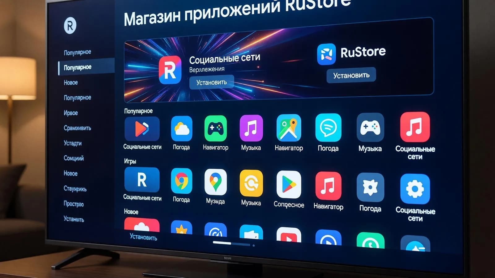 Минцифры расширяет присутствие RuStore: обязательная установка на телевизоры Smart TV