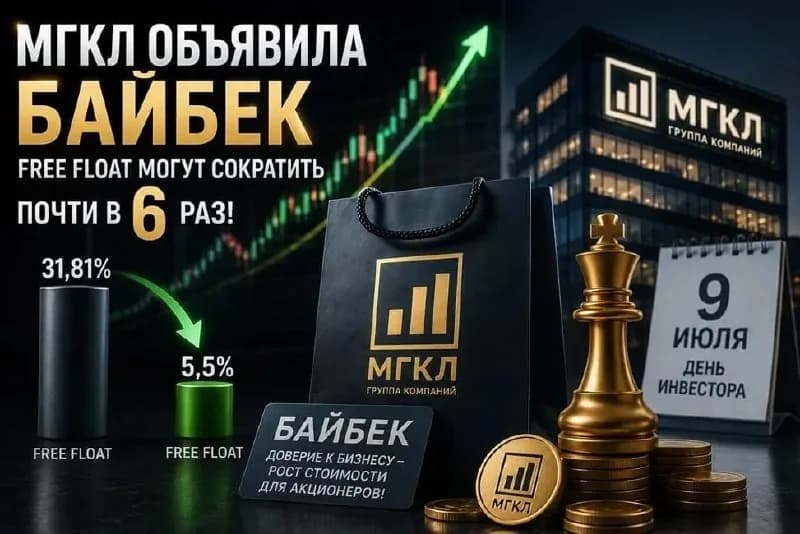 МГКЛ объявляет о масштабной программе обратного выкупа акций
