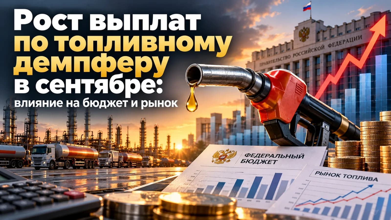 Рост выплат по топливному демпферу в сентябре: влияние на бюджет и рынок